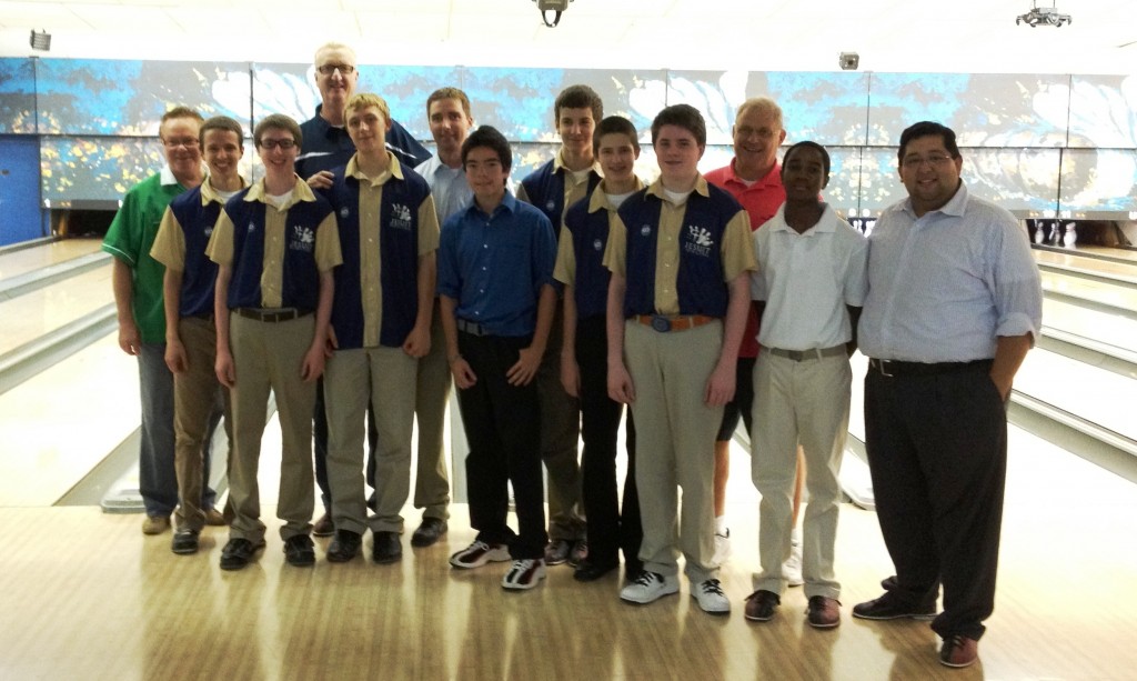 Jesuit Bowling Team takes on Faculty