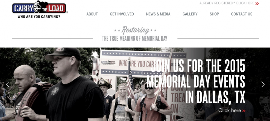 Remembering Memorial Day with Carry the Load