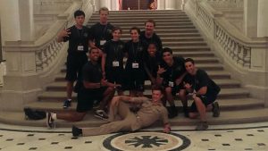 Byron Song and his Squadron at the Naval Academy Summer Seminar