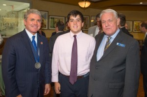 Mr. Oglesby with Representative Michael McCaul '80 and Student Body President Zander Enturkner '15