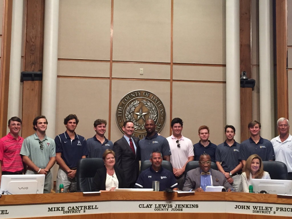 Jesuit Baseball Team Recognized by Dallas County Commissioners Court