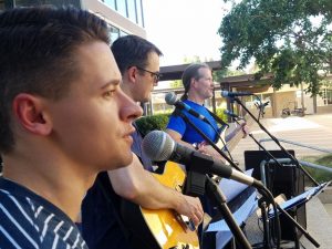 September 9, 2016 Mr. Berry in faculty band before football game