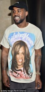 Kanye sold shirts honoring his mother, Donda West