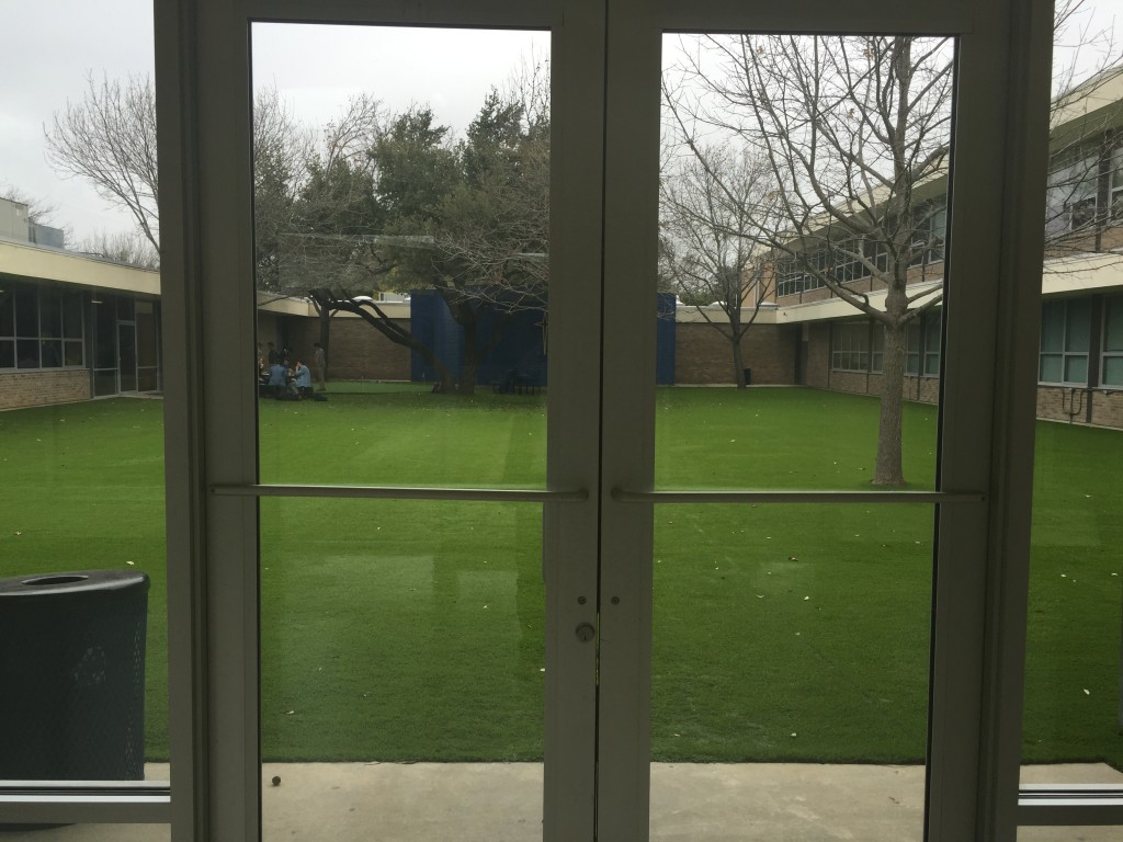 Senior Courtyard Open to All Students