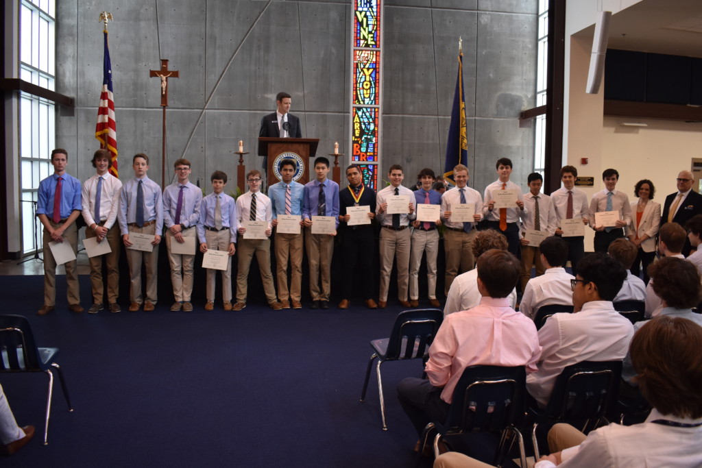 Underclassmen Honored at Convocation