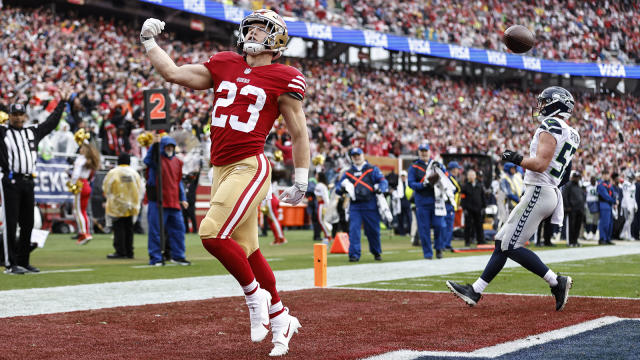 Christian McCaffrey has two TDs, 49ers up 14-0 - NBC Sports